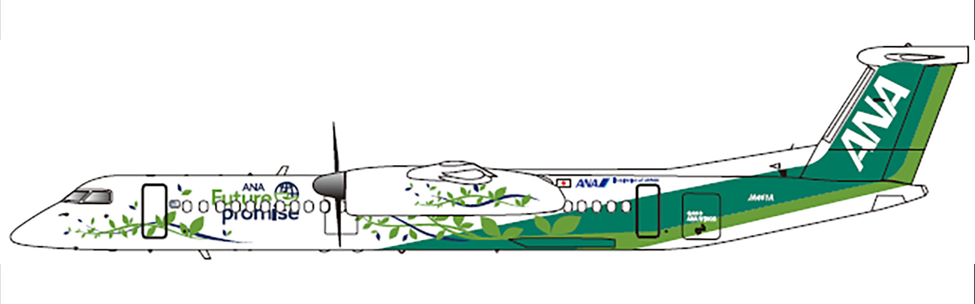 青森の廃棄リンゴをANA機材にアップサイクル