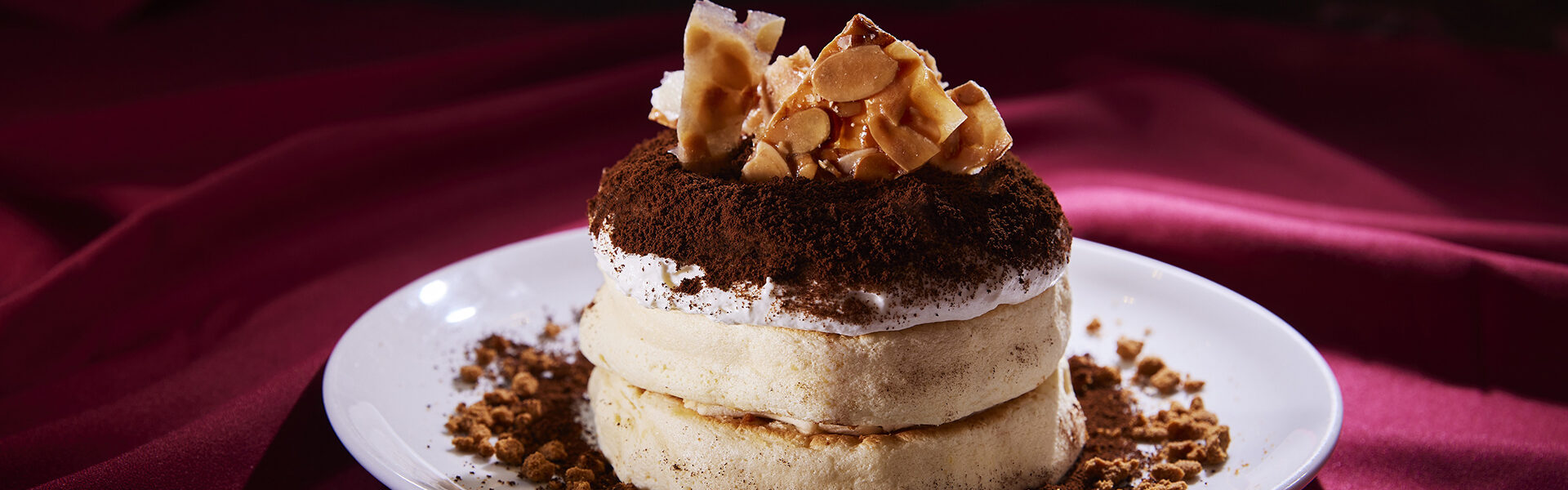 「高倉町珈琲」のティラミスリコッタパンケーキ