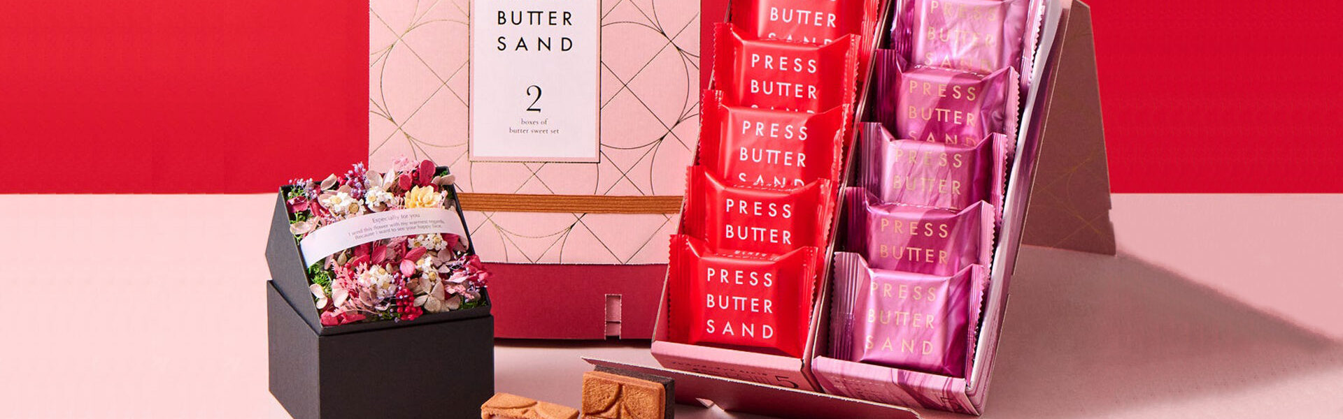 母の日にはBAKE the ONLINEの花とお菓子がセットになった母の日限定ギフトを