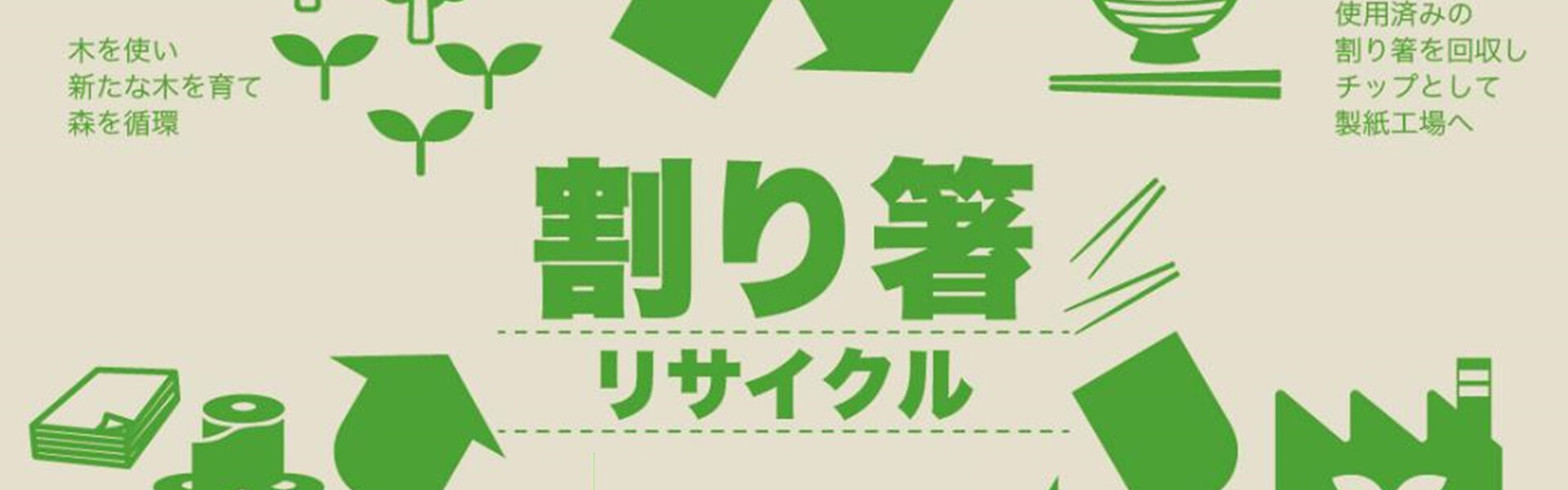 使用済み割り箸リサイクルプロジェクト