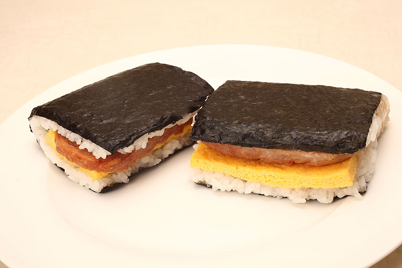 沖縄県グルメ-ポーク玉子おにぎり