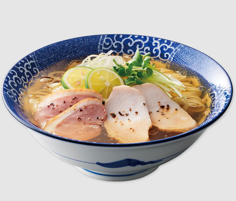 濃厚中華そば 餃子 丸福「冷やし鶏そば」