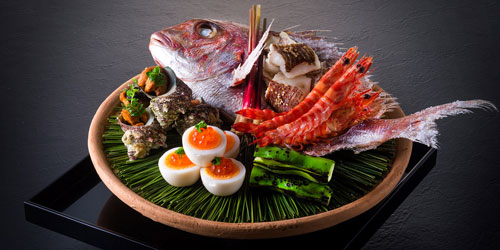 愛媛県グルメ-宝楽焼き（写真提供：日本料理 ひのや）