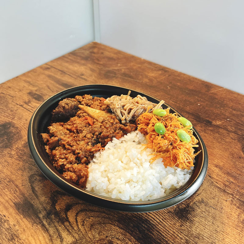 3種類のうちの味噌キーマカレー。