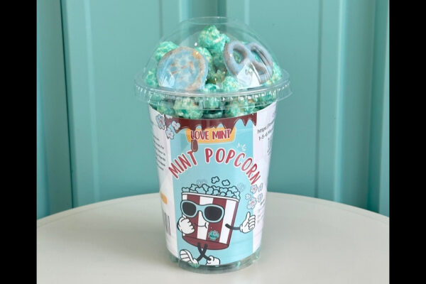 チョコミント専門店の新しいポップコーン