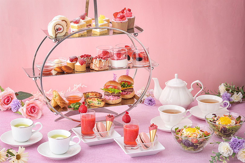 「いちご×春×絶景」アフタヌーンティー