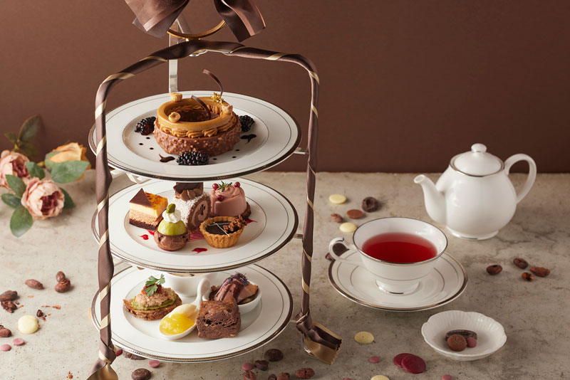 グランドニッコー東京 台場は、チョコレートの魅力が堪能できる「チョコレートアフタヌーンティーセット」を提供