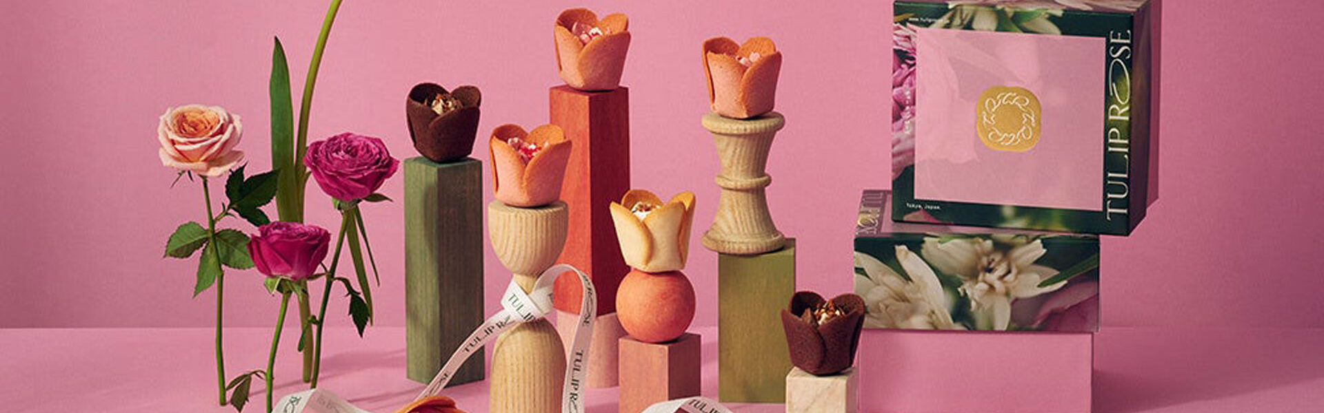 チューリップ形のラングドシャクッキーを販売するスイーツブランド「TOKYO TULIP ROSE（TOKYO チューリップローズ）」は、4月10日より春限定ボックスを発売！