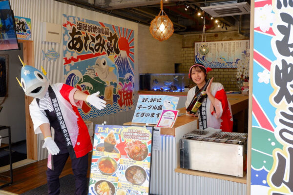 熱海に五感で味わう海鮮浜焼き小屋オープン