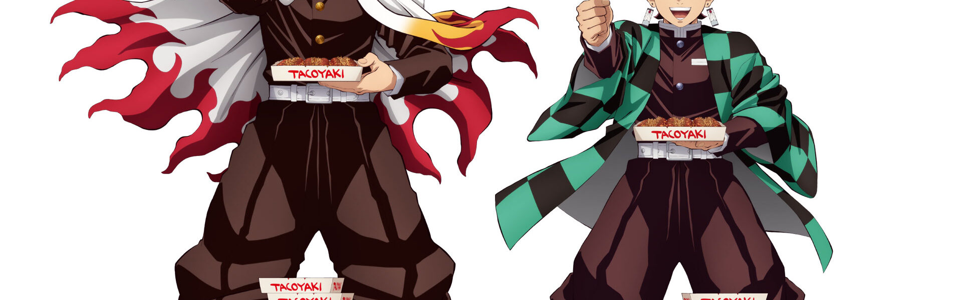 『劇場版「鬼滅の刃」無限列車編』リバイバル上映を記念して築地銀だこと鬼滅の刃がコラボ！「竈門炭治郎」と「煉獄杏寿郎」が様々な商品として登場！