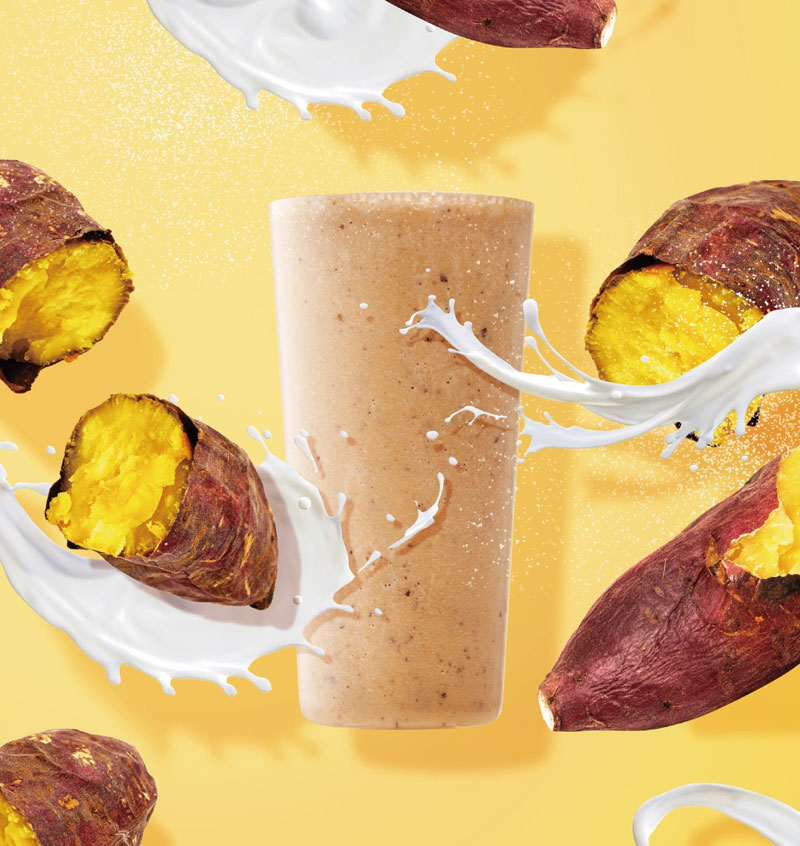 秋限定商品「やきいもミルク」