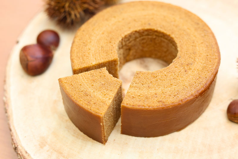 3年ぶりの新作「くりバウムクーヘン」